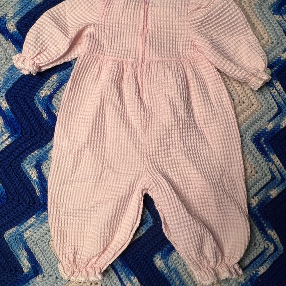 Vintage Good Lad Soft Pink One Piece Footie with Long Sleeves - Picture 4 of 4